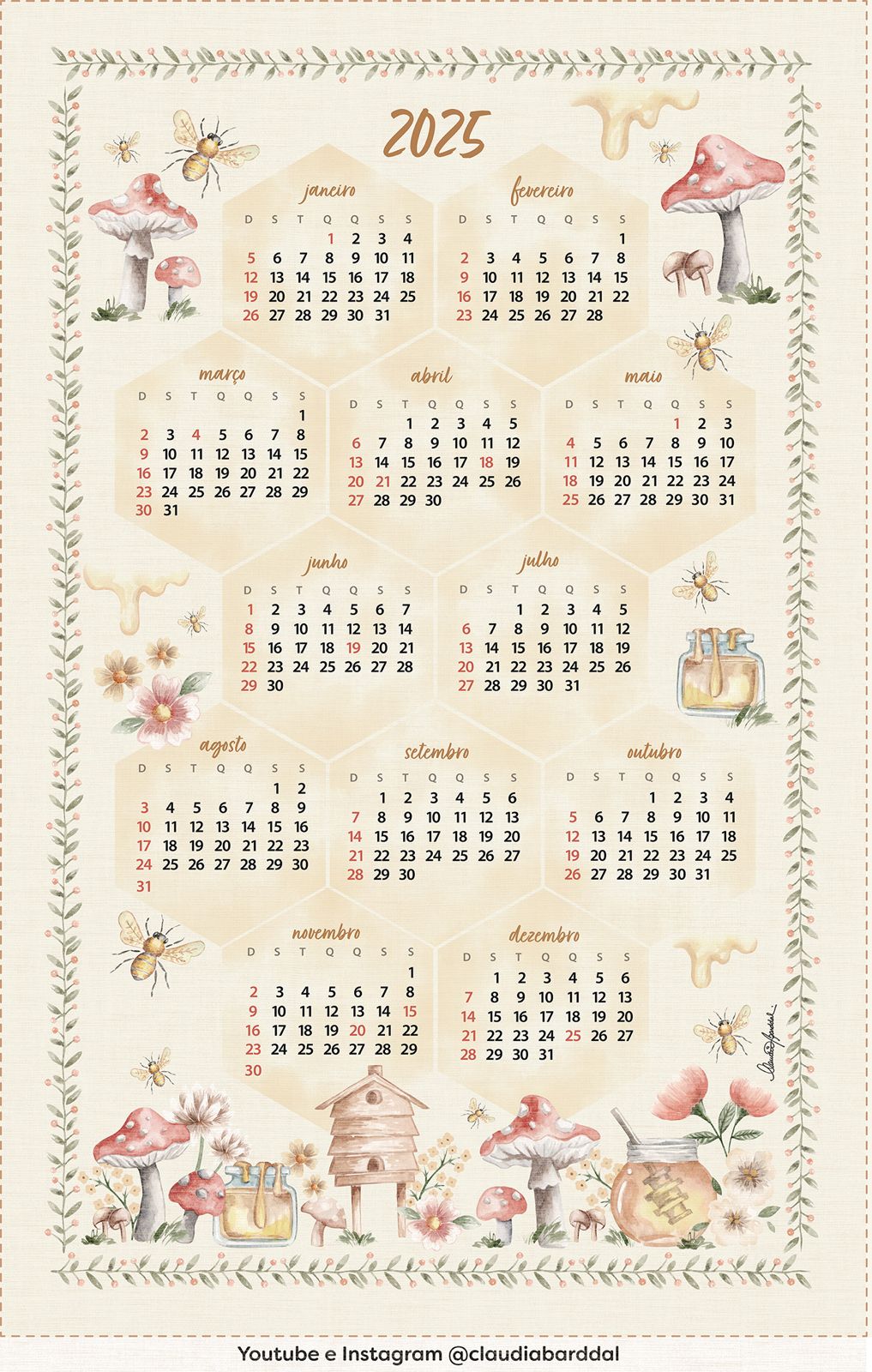 Calendário 2025