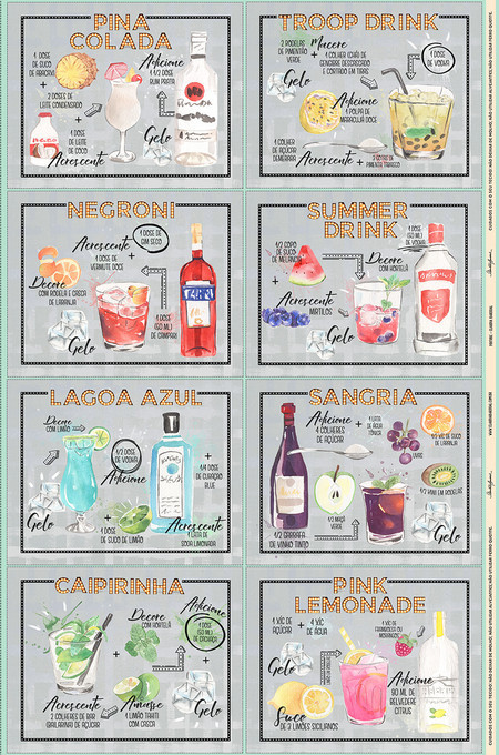 CB-602 Painel Jogo Americano Open Bar