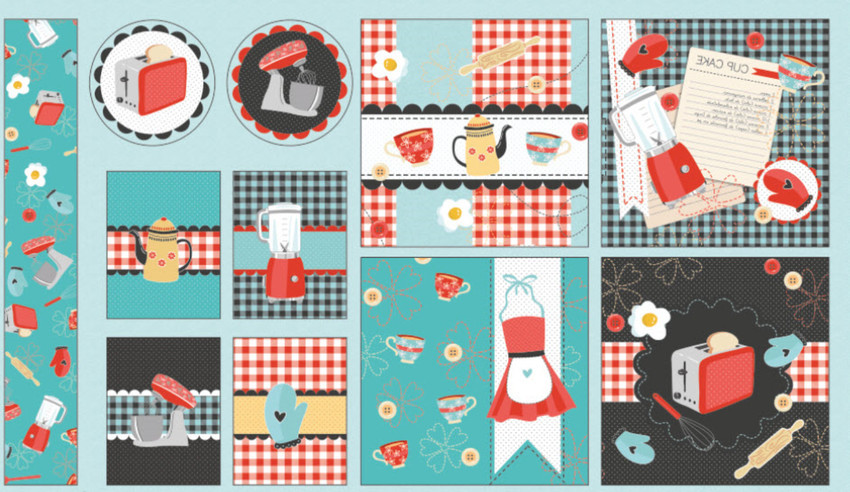 CB608- COZINHA VINTAGE